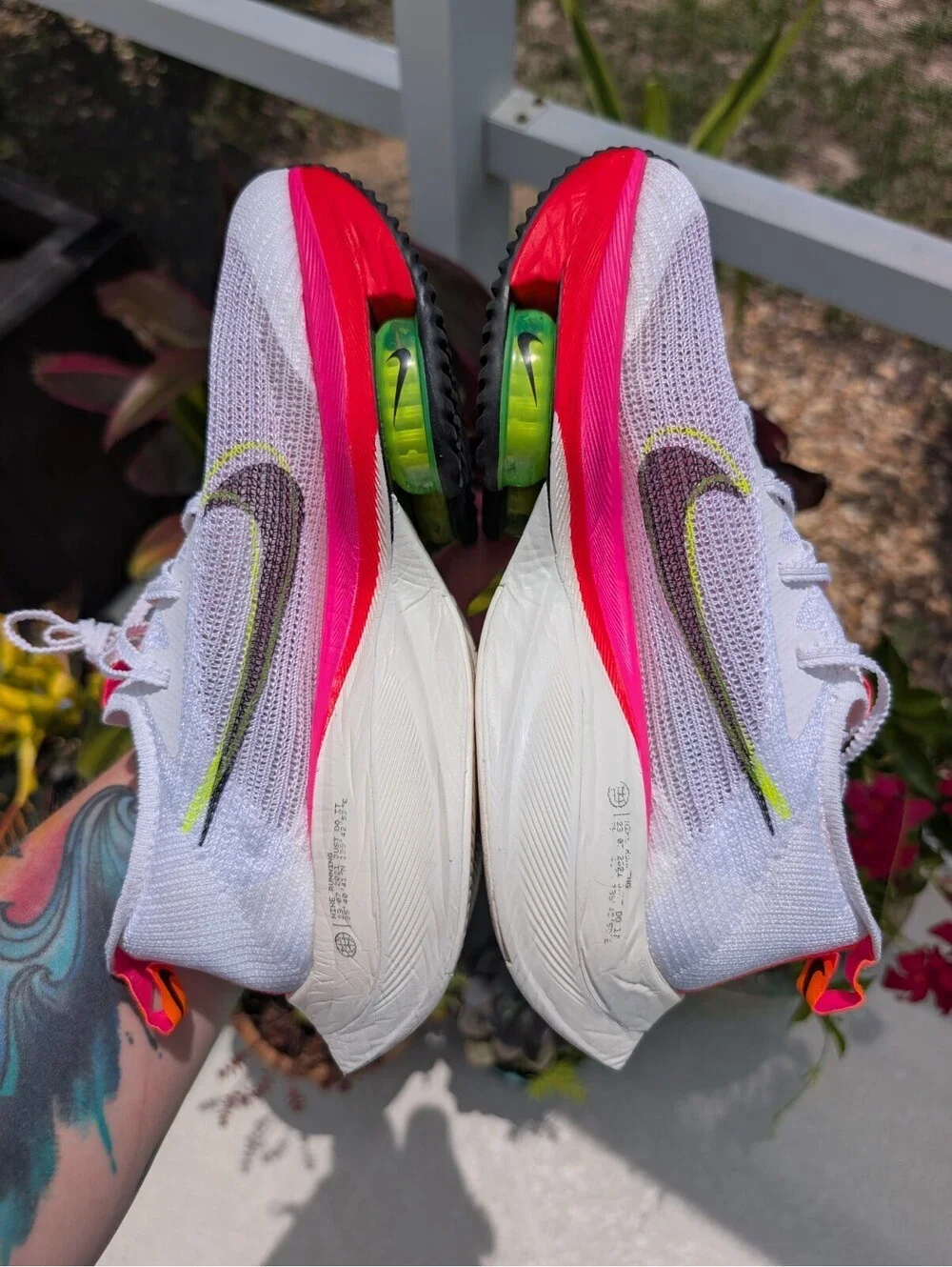 Nike Air Zoom Alphafly NEXT% Flyknit Men's 6.5 Women's 8 Rawdacious DJ5455-100